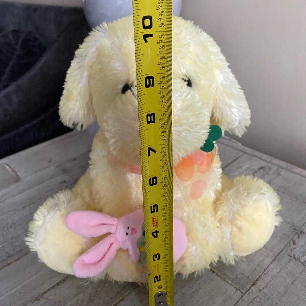 10” Walmart Yellow Dog Plush Easter - Picture 2 of 5